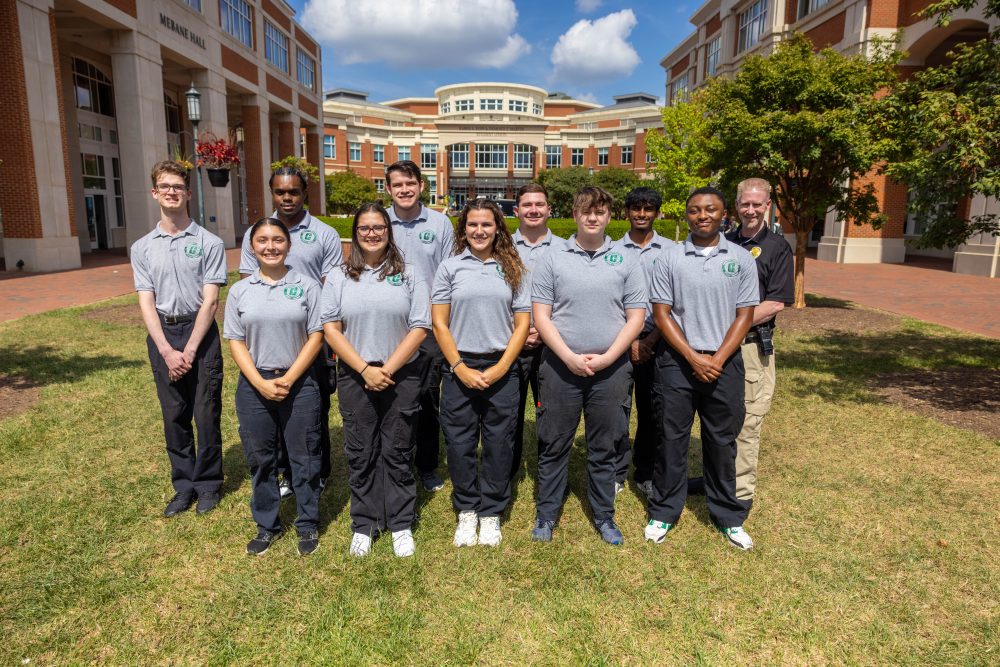 group photo of the student rangers